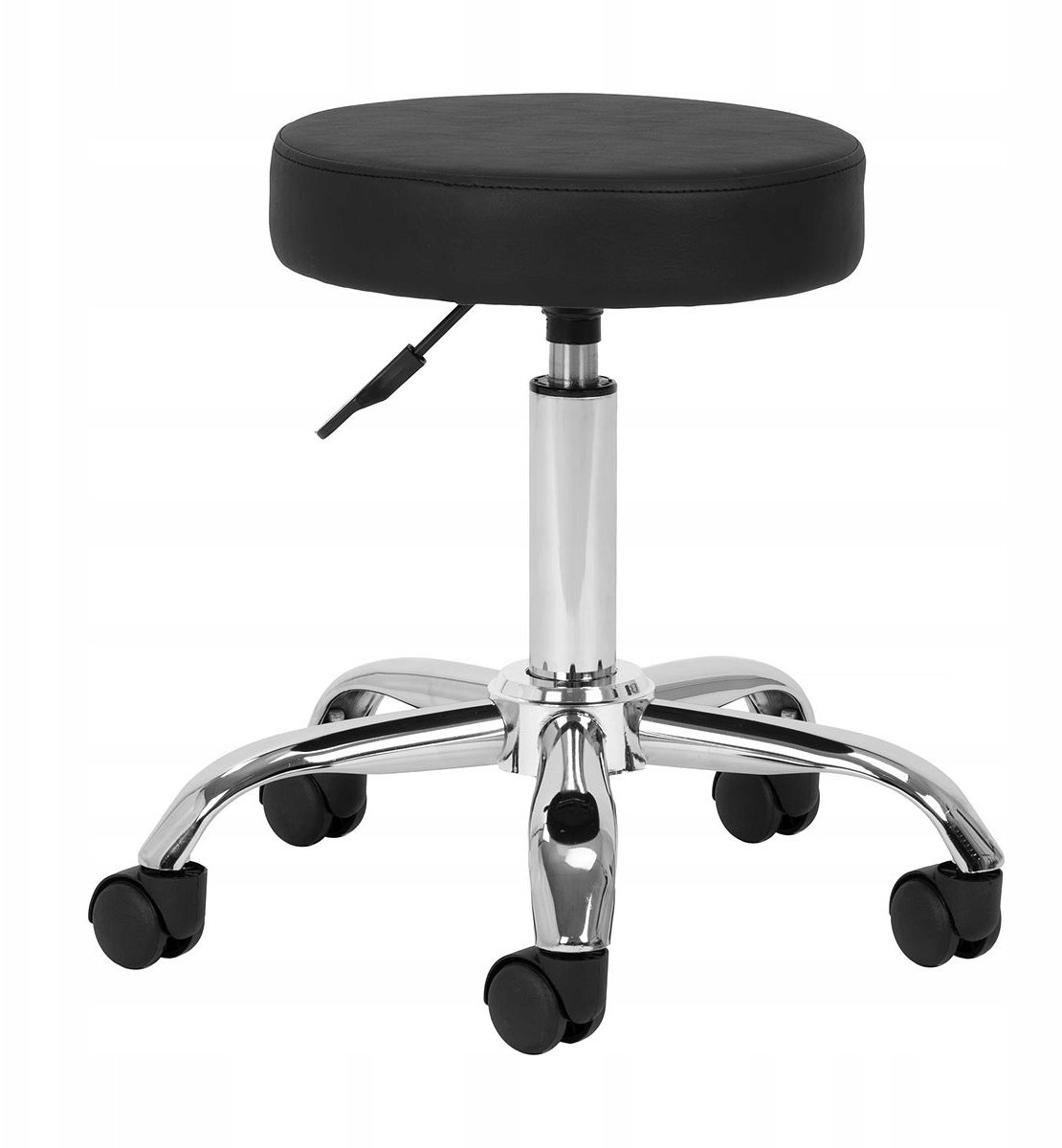 Activeshop Taboret kosmetyczny AM-310v czarny |