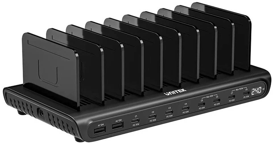Ładowarka Unitek 10-portowa stacja ładowania USB-C