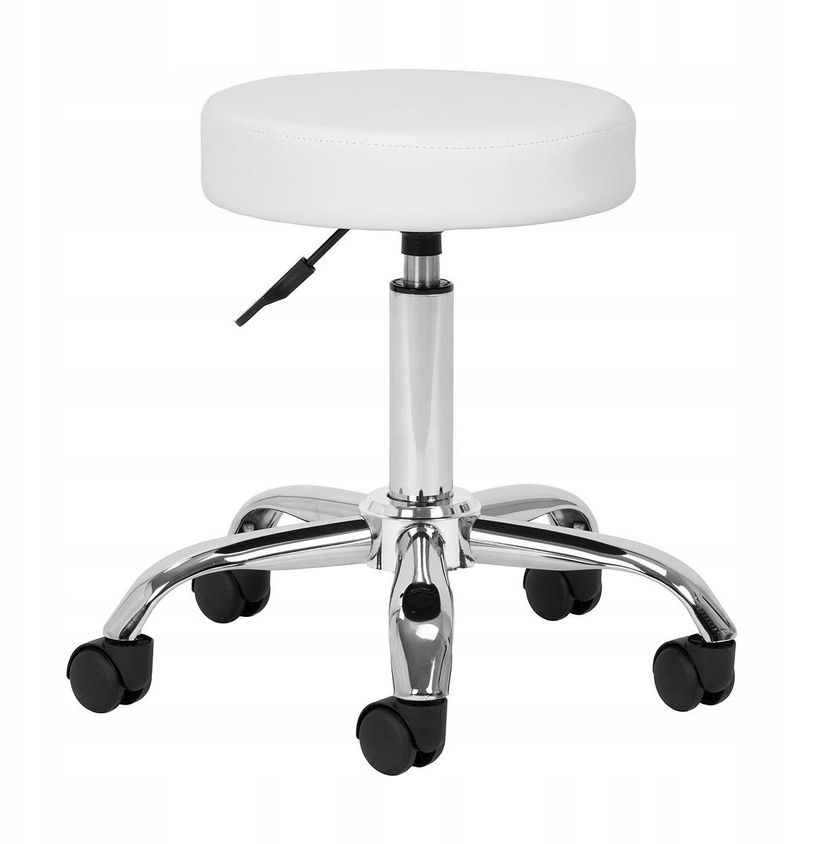 Activeshop Taboret kosmetyczny AM-310v biały |