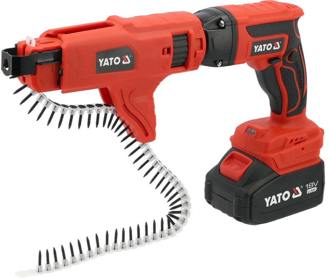 Yato Wkrętarka taśmowa 18V 1x4,0Ah