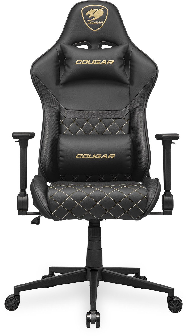 Fotel Cougar Armor One V2 Czarno-złoty