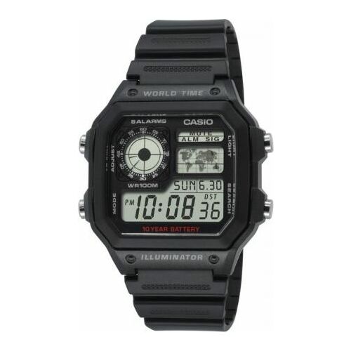 CASIO AE-1200 Collection Herren-Armbanduhr, schwarz |