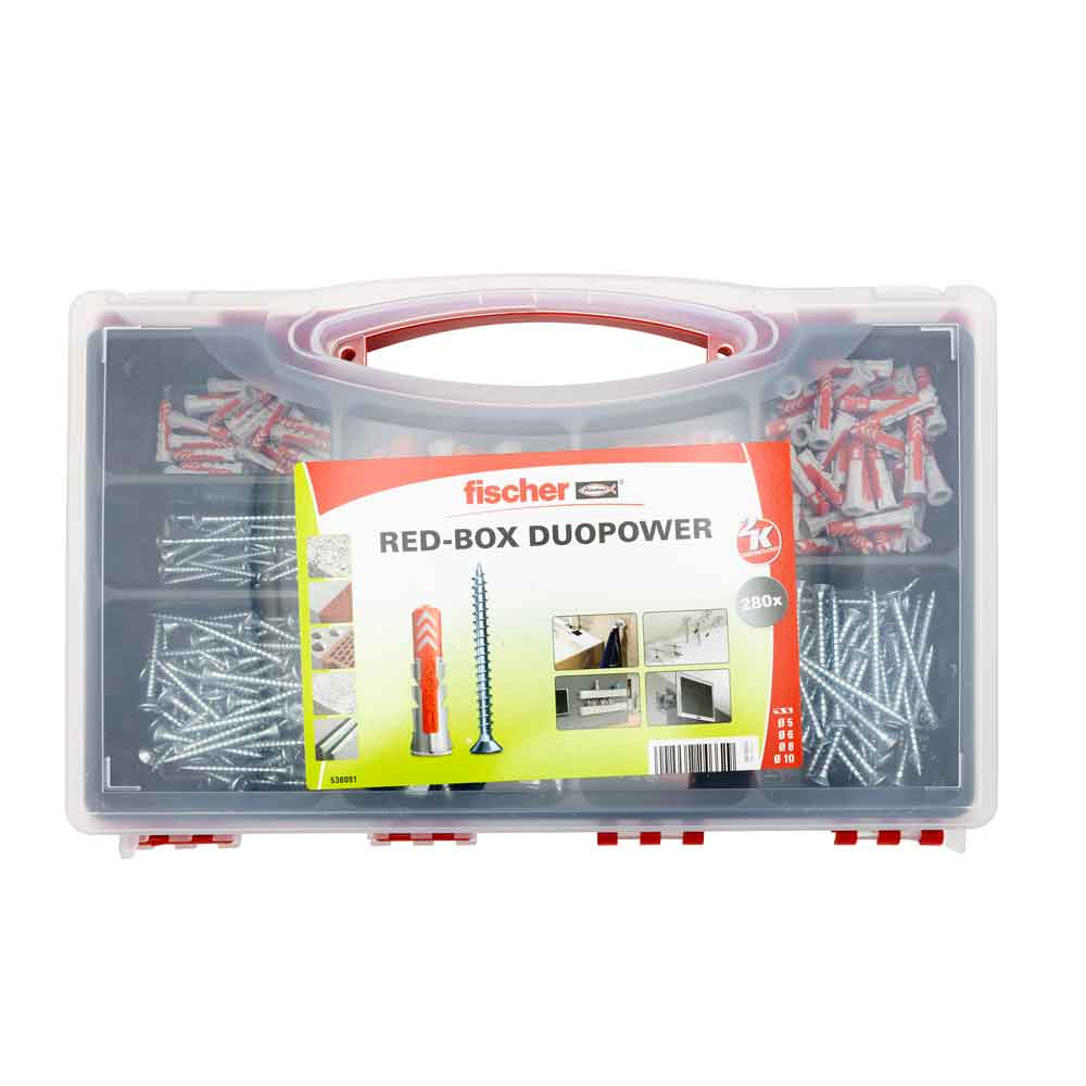 Fischer 536091 Redbox DUOPOWER + Schrauben