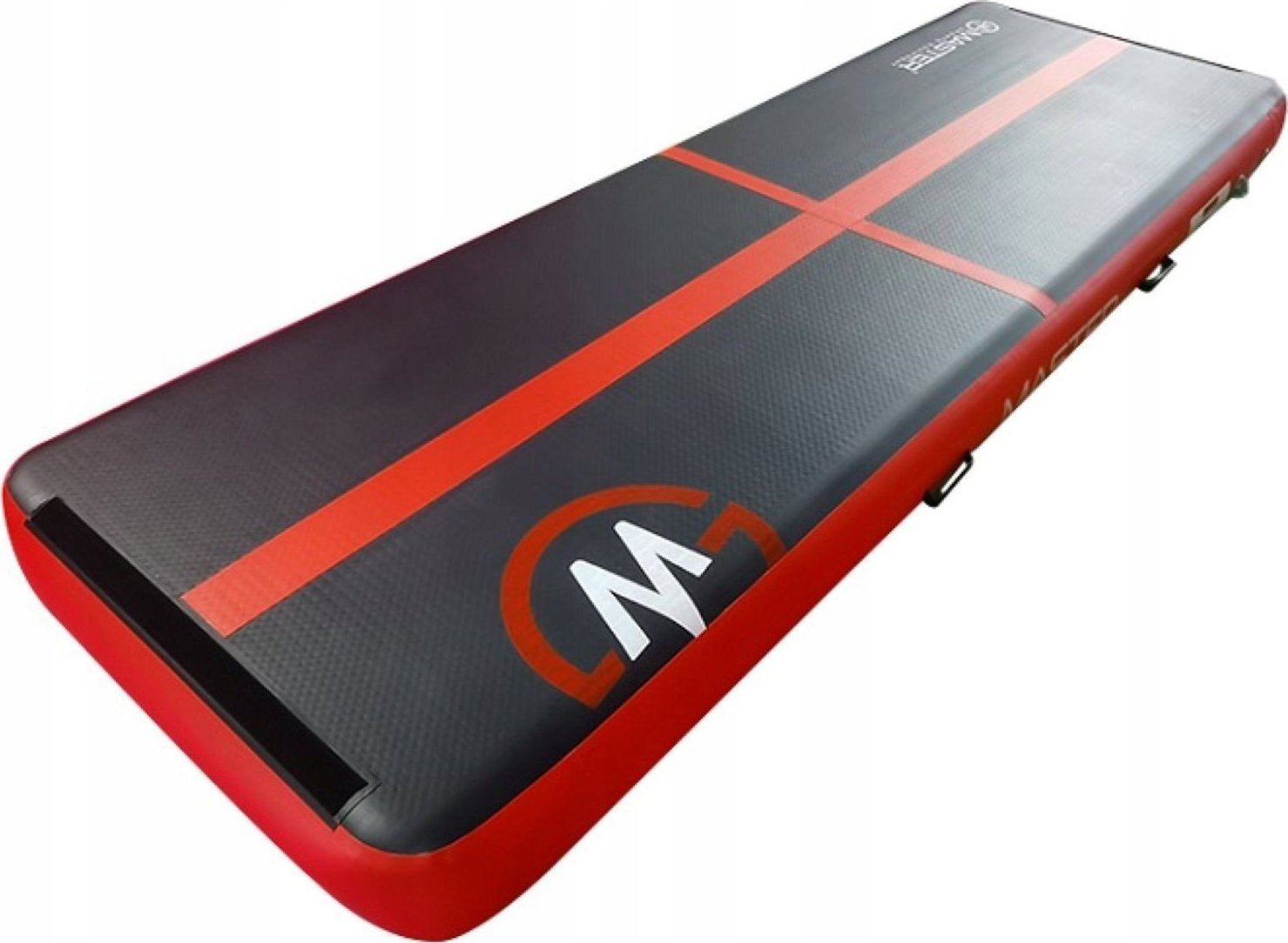 Master Dmuchany materac gimnastyczny MAS-B862-Black-Red 300