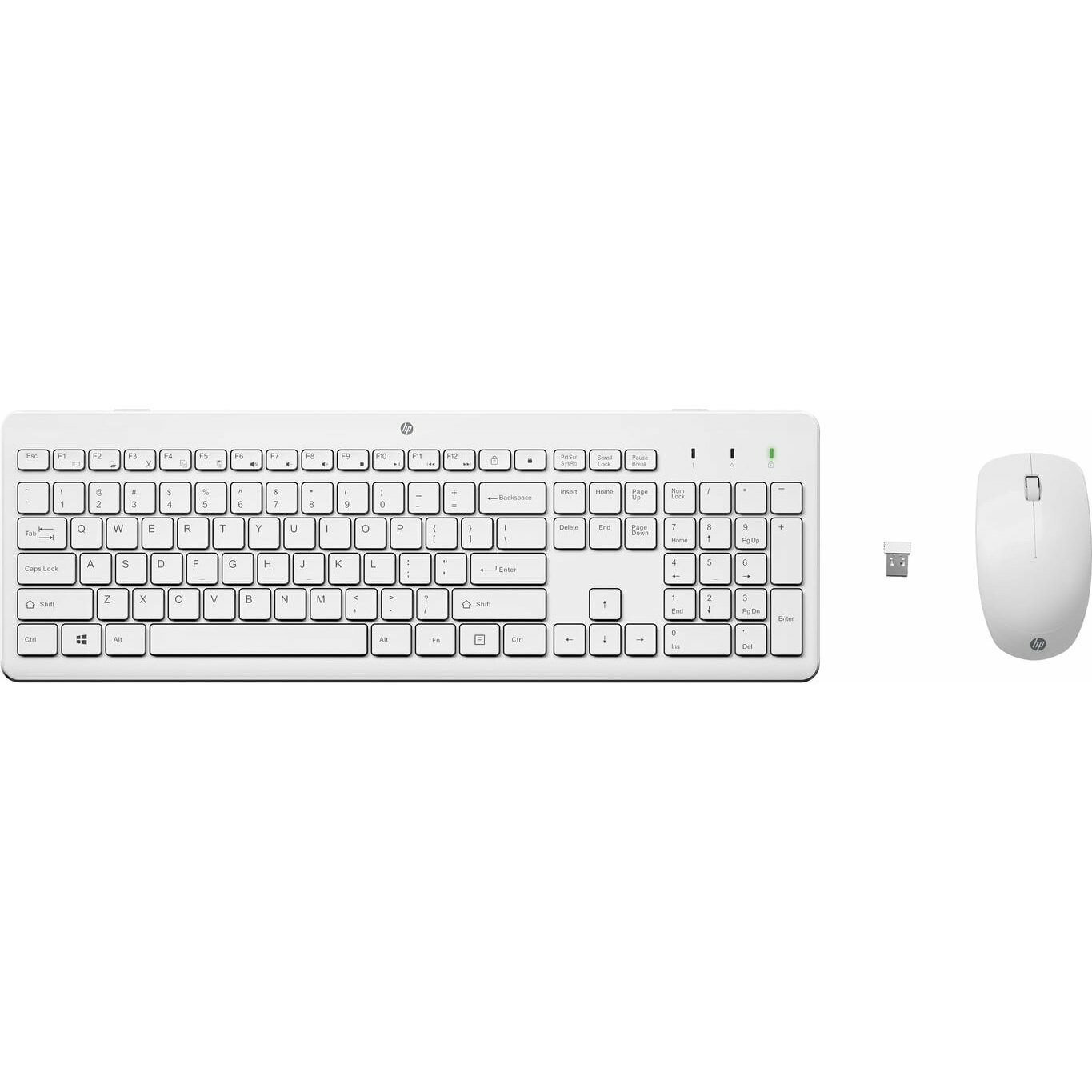 Klawiatura + mysz HP 230 biała