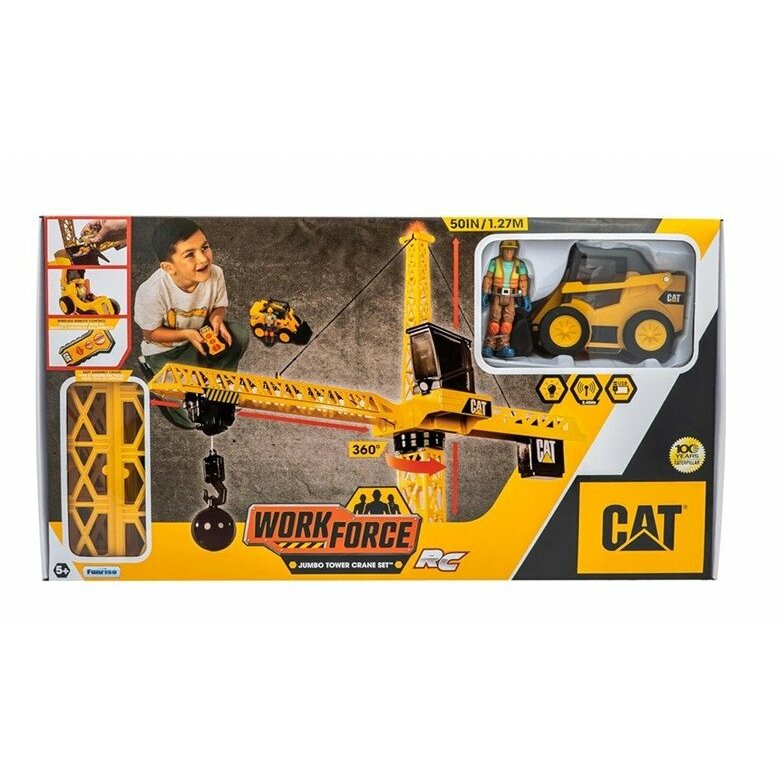 CAT TOY RC CONSTRUCTION CRANE SET