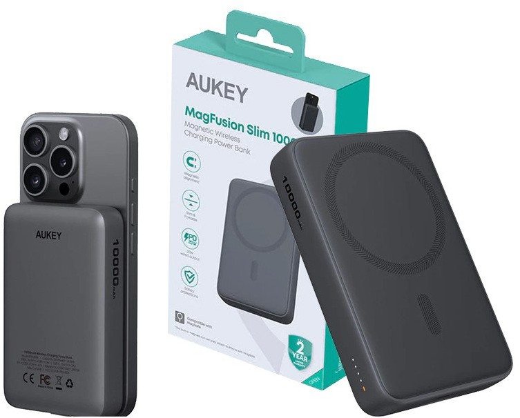 Powerbank Aukey PB-MS04 10000mAh Szary |