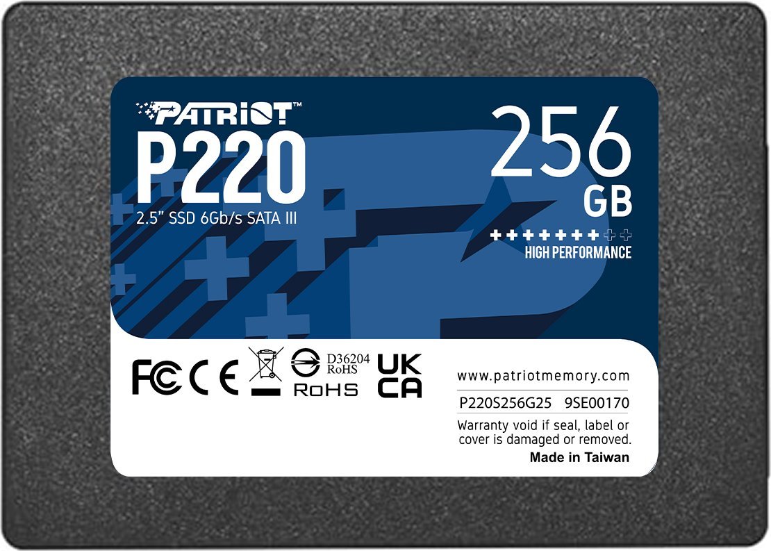 PATRIOT SSD drive P220 256GB 550/480