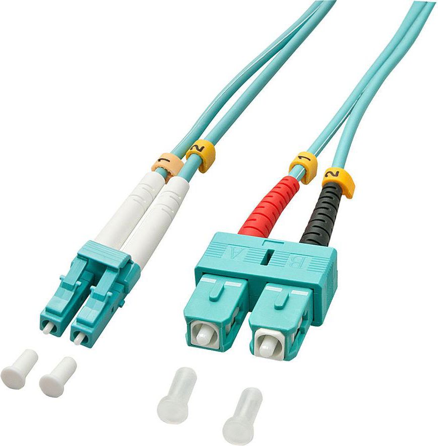 Lindy Patchcord światłowodowy LC/SC OM3 50/125um