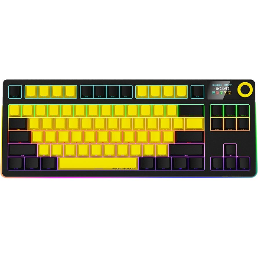 Klawiatura Lorgar Pro TKL Mechaniczna (LRG-KBP70TKLW-YL-US)