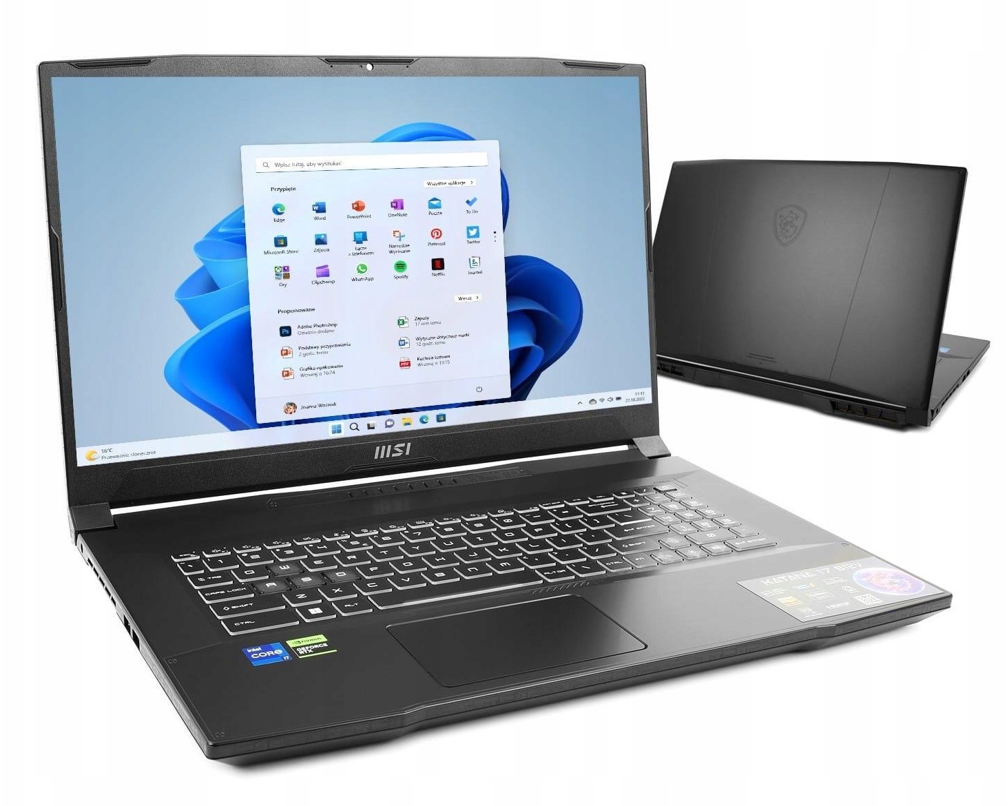 Laptop MSI MSI Katana 17 B13VEK-1261XPL