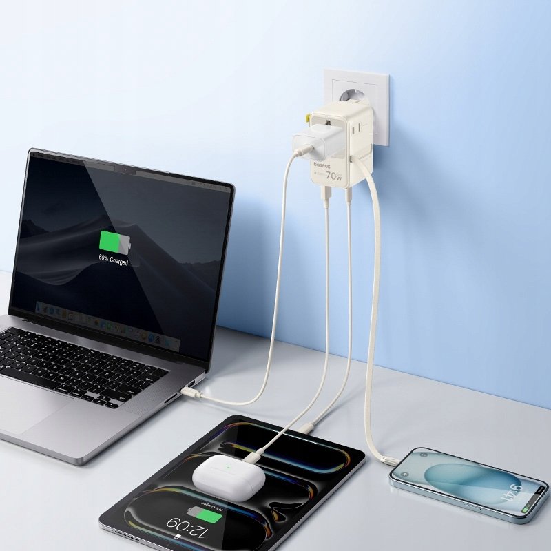 Baseus Adapter podróżny Baseus EnerCore CG11