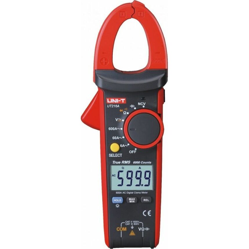 Uni-T Miernik cęgowy 600 A TrueRMS