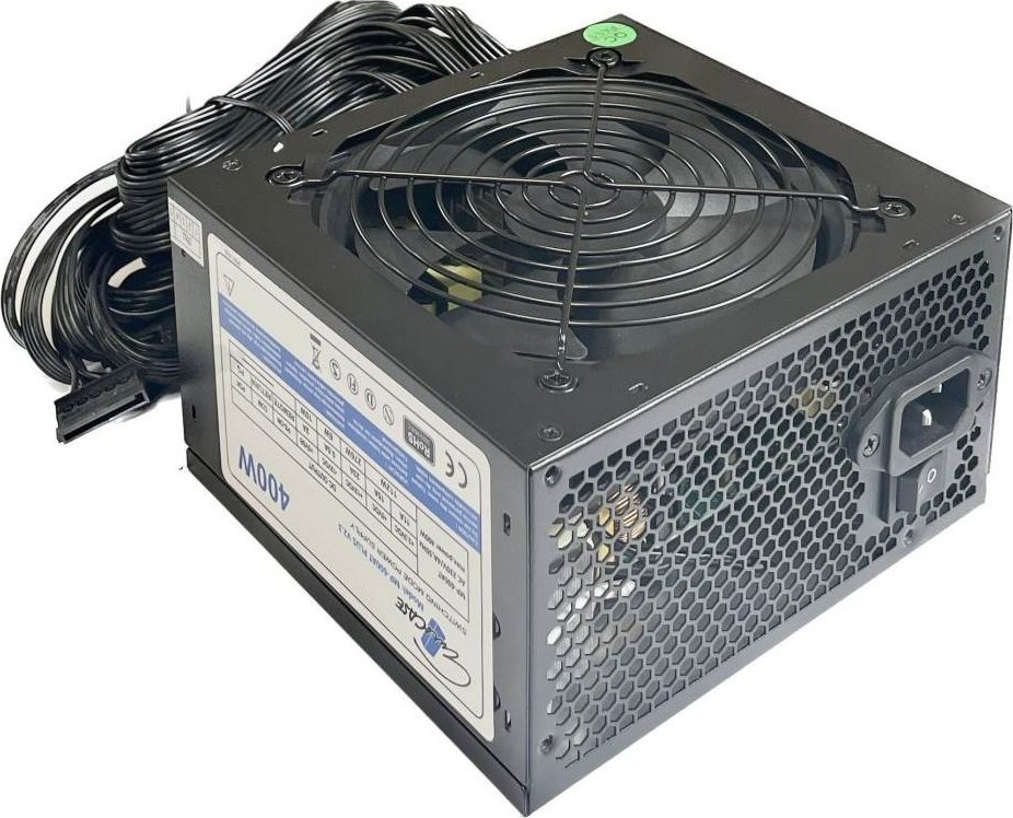 Zdroj Eurocase 400W-ATX, 12cm ventilátor, bulk