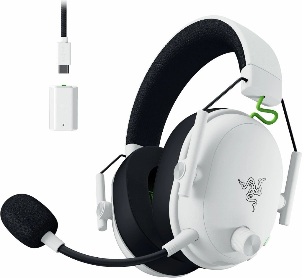 Słuchawki Razer BlackShark V3 Białe (RZ04-05410500-R3M1)