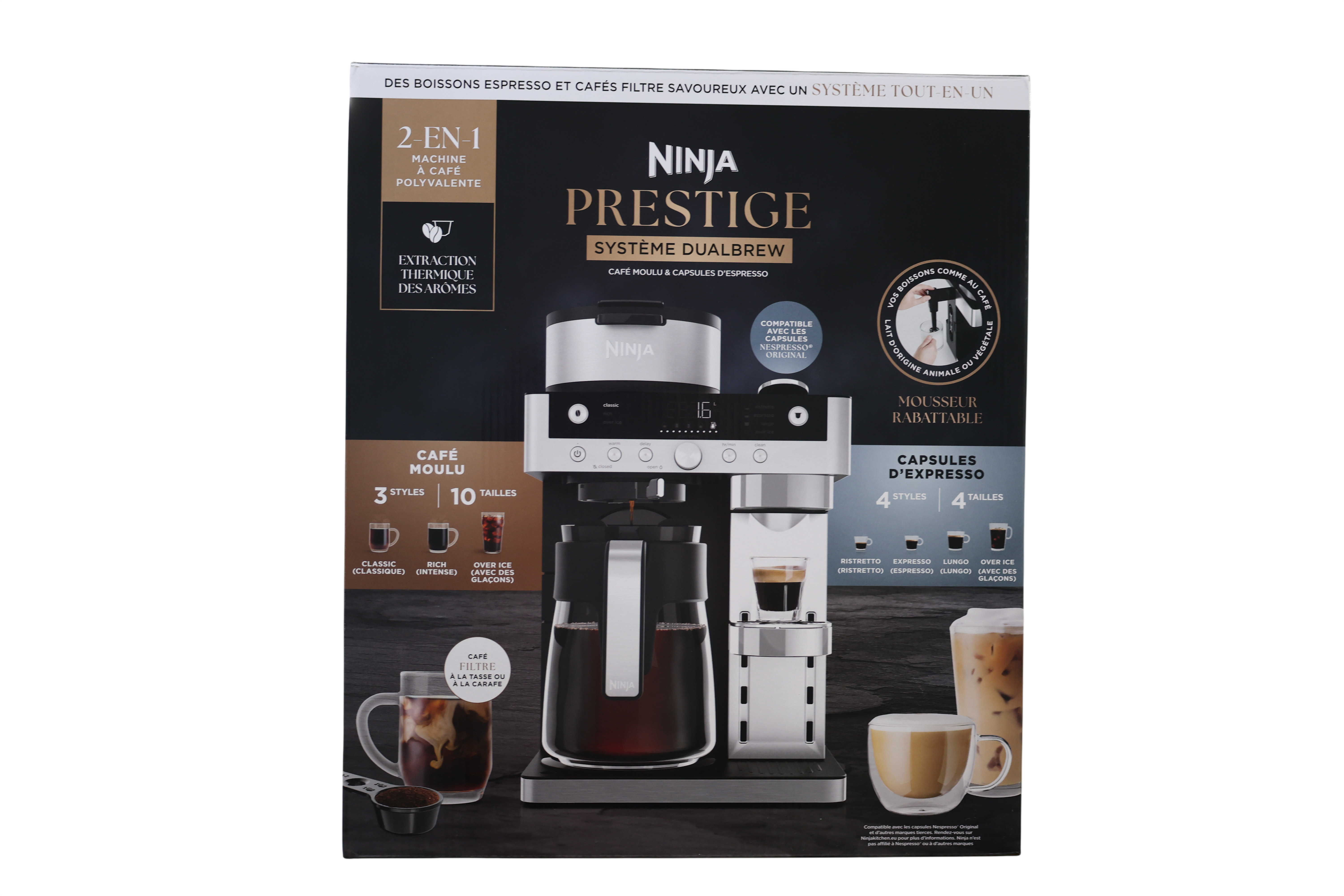 SharkNinja CFN802EU Prestige 2-in-1 Filterkaffee- und