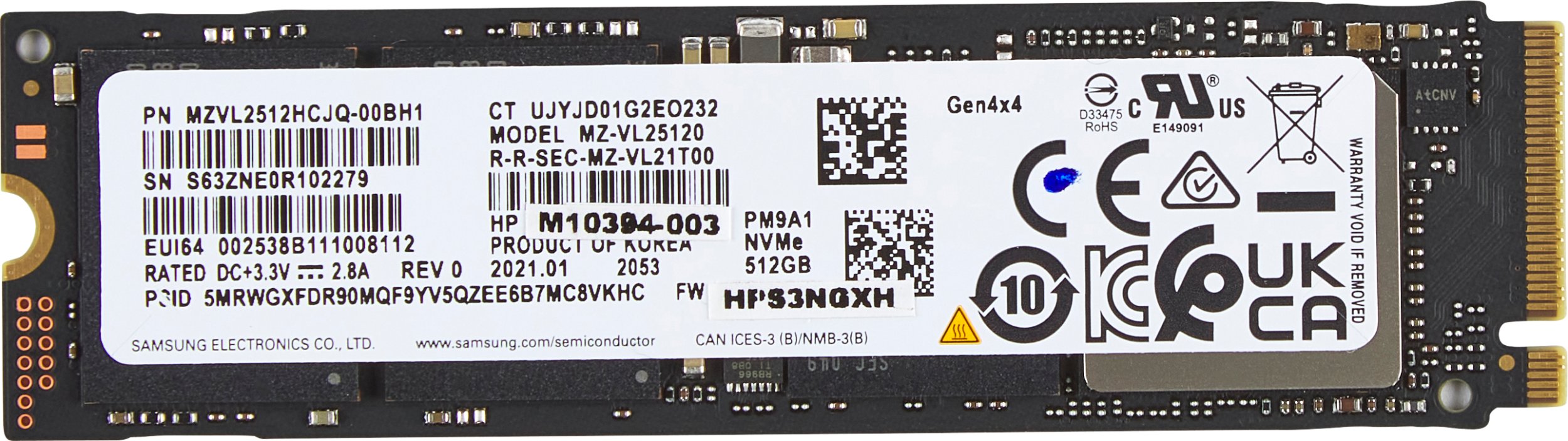 Dysk SSD HP 512GB M.2