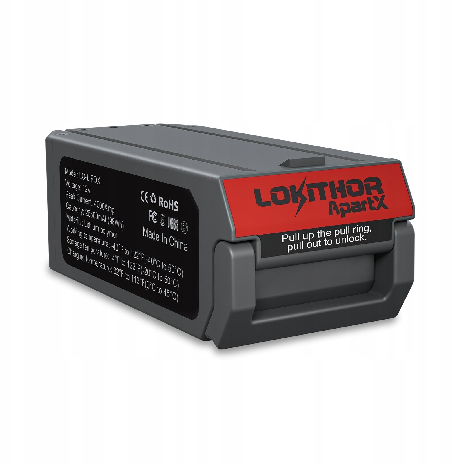 Lokithor ApartX LO-LIPOX 4000mAh 98Wh Battery