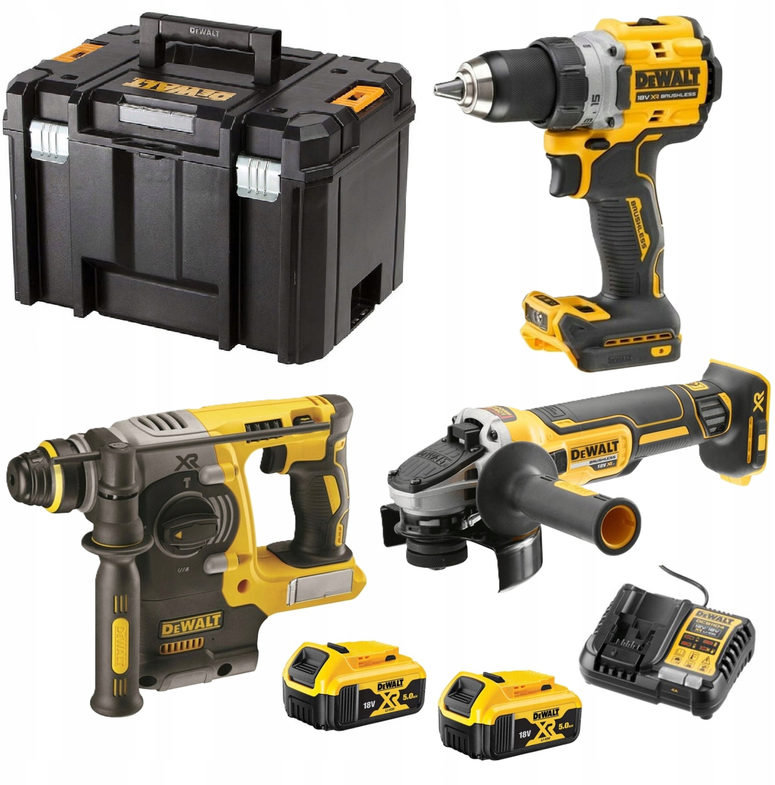Zestaw elektronarzędzi Dewalt 7-elementowy (DCK330P2T-QW) |
