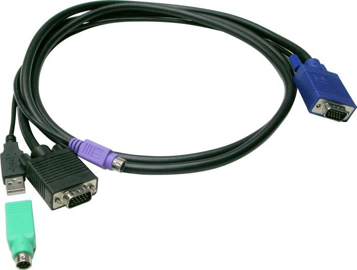 LevelOne LevelOne KVM Kabel ACC-3201 USB+PS/2