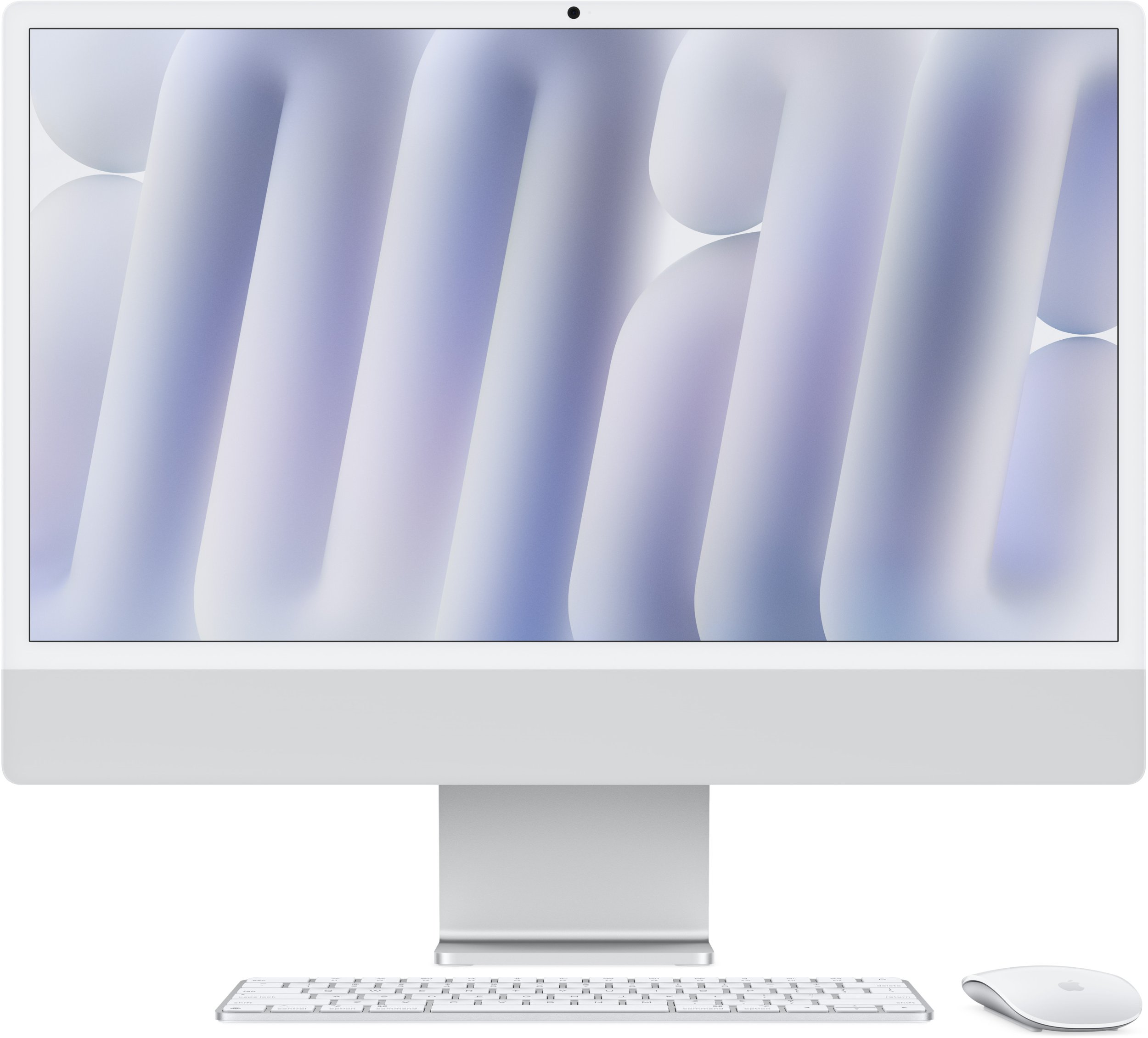 Komputer Apple iMac24`` Silver/M4-8C-CPU,8C-GPU/16GB/512GB SSD/Key-niemiecki/MM2/1GB