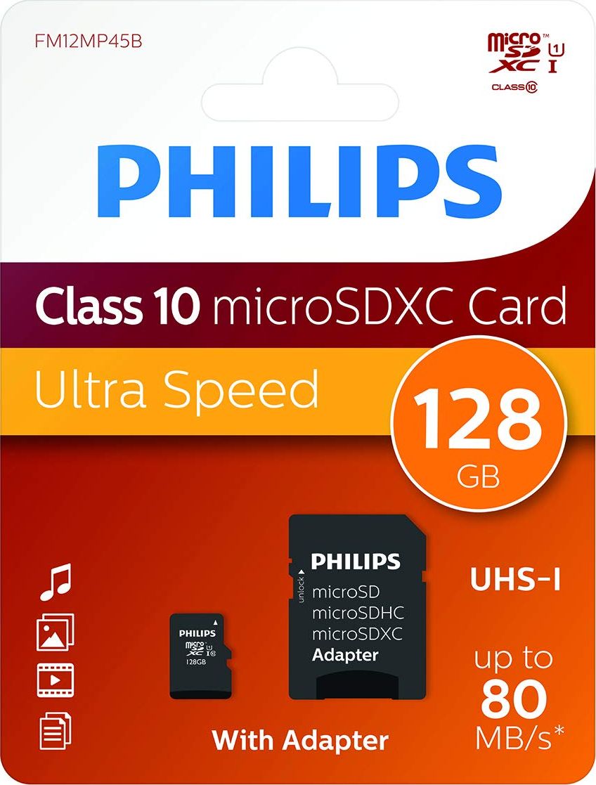 Karta Philips MicroSDXC 128 GB Class