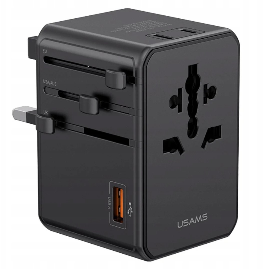 Usams Adapter sieciowy USAMS 4w1 Univesal