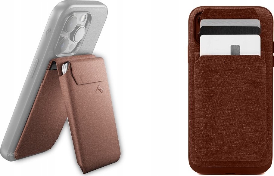 Peak Design Mobile Wallet Stand, redwood