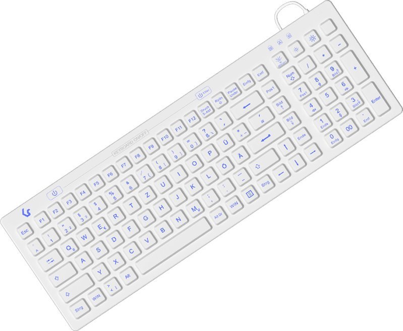 Klawiatura Keysonic KSK-6031INEL-Wh (DE) (60886) |
