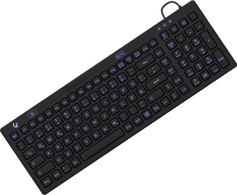 Klawiatura Keysonic KSK-6031INEL-B (DE) (60885) |