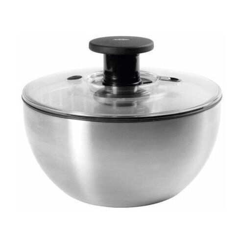 OXO 1071497 Salatschleuder Edelstahl 24cm mit