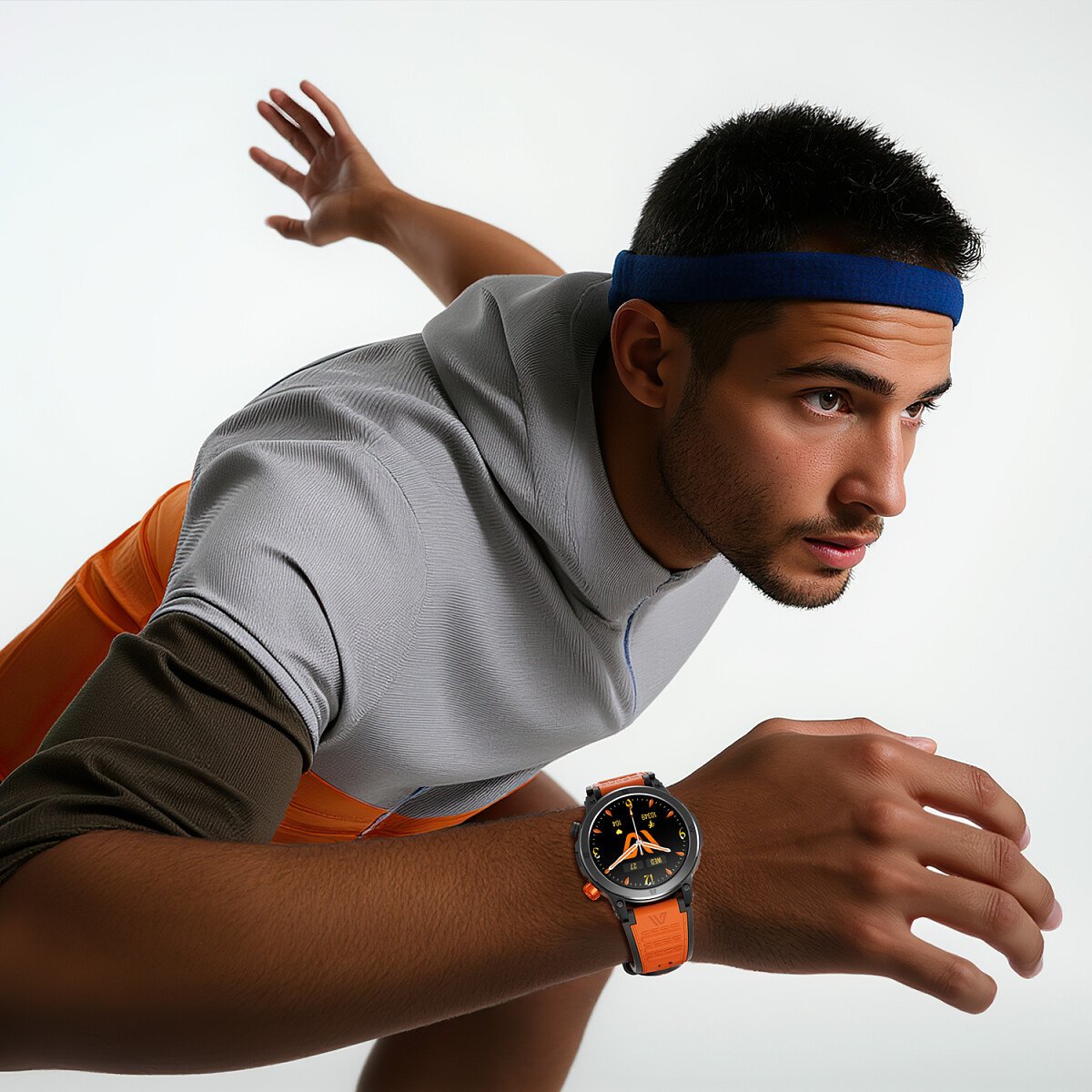 Smartwatch GepardWatches Weofly Conquer Pomarańczowy (WY-CONQUER/OE)