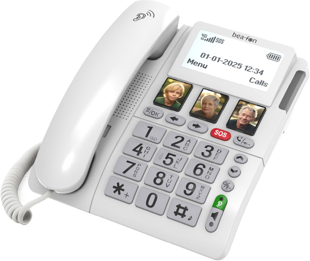 Beafon ML10, LTE/4G, SIM Tisch-Mobiltelefon mit