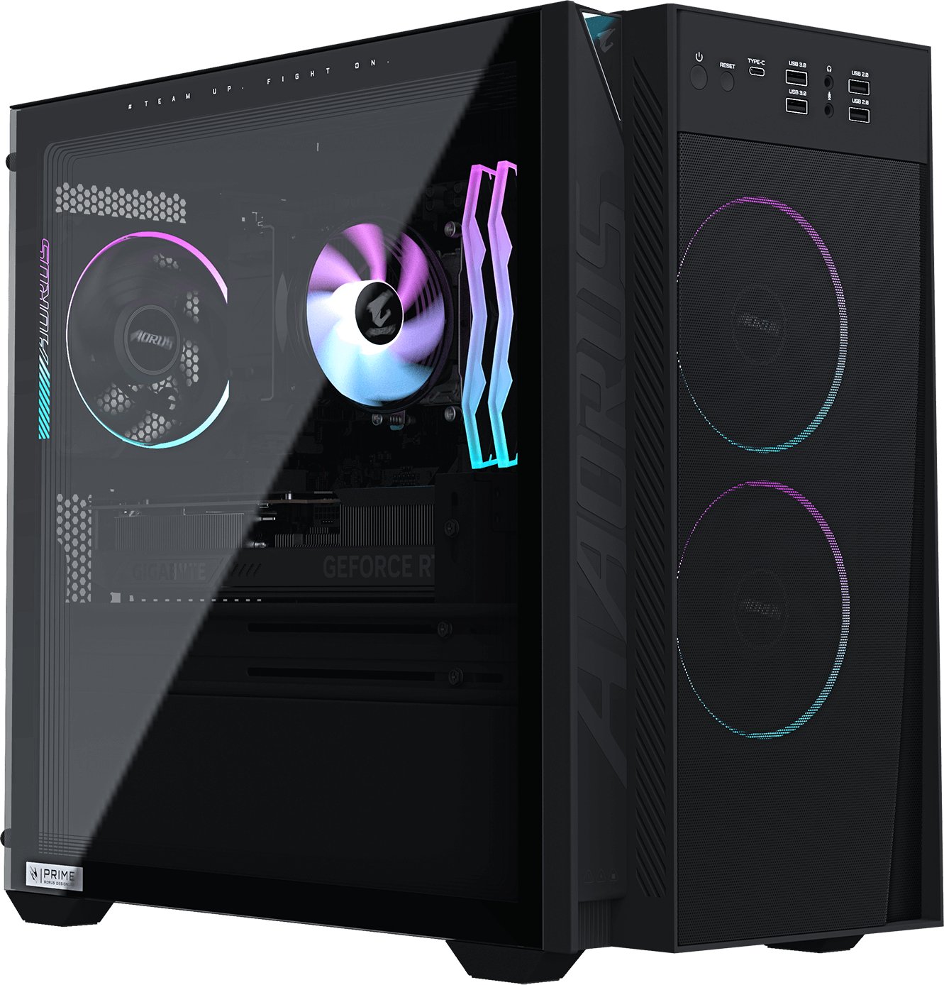 Gigabyte AORUS PRIME 3/AP3A7N7-5100/Tower/R7-9700X/32GB/1TB/RTX 5070/W11H/3R |