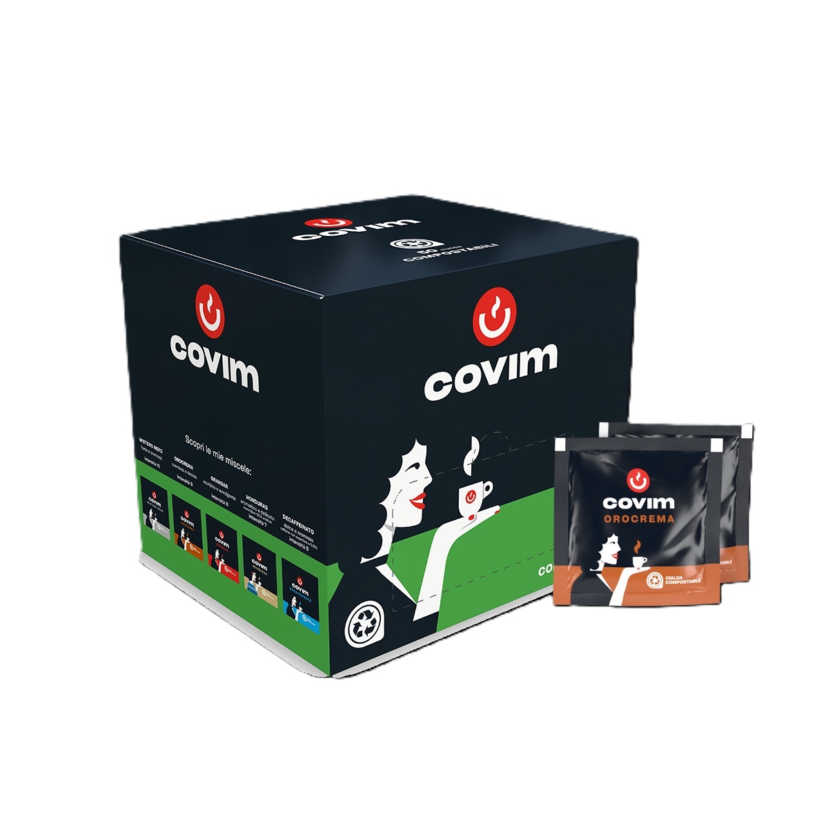 Covim Caffè covim OROCREMA 44mm ESE