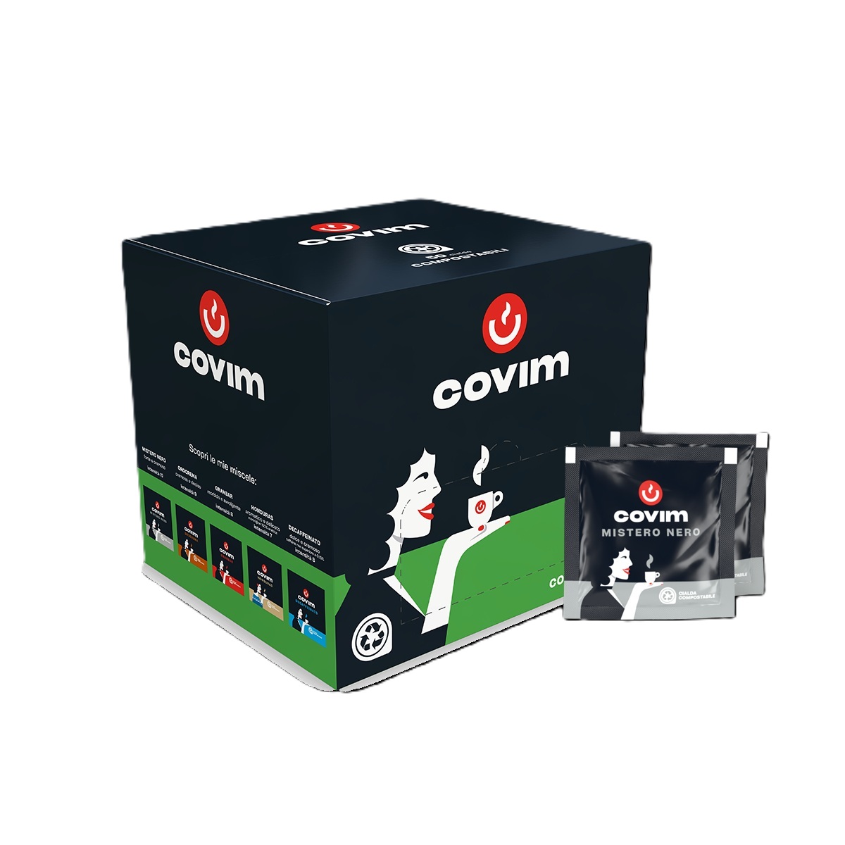 Covim Caffè covim MISTERO NERO 44mm