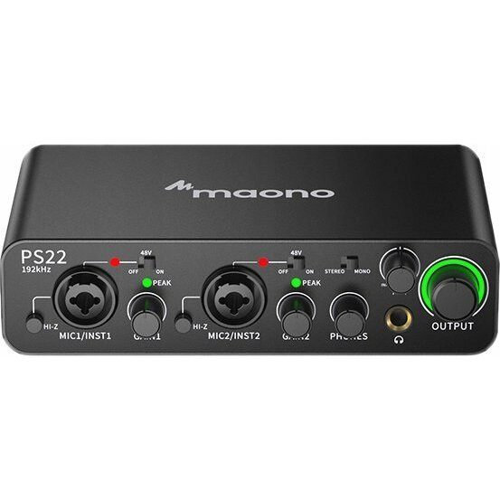 Maono Interfejs Audio Karta Dźwiękowa Muzyczna