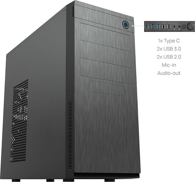 Case|CHIEFTEC|ATX/micro ATX/Mini-ITX|Black|Mini Tower|PC|HC-10B-OP|HC-10B-OP | HC-10B-OP |