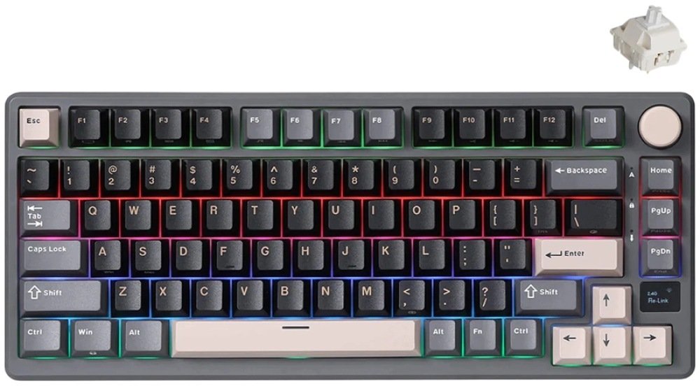 ROYAL KLUDGE M75 Phantom, Beige Switch