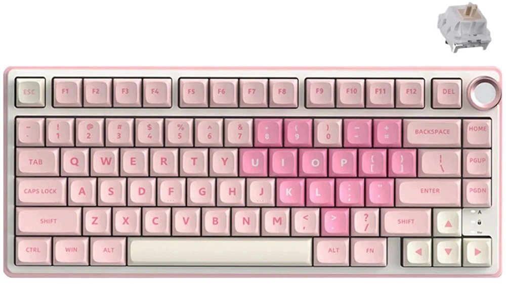 Klawiatura Royal Kludge R75 Pink Melody