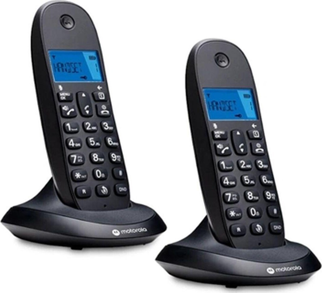 Telefon stacjonarny Motorolla C1002CB+ DUO black