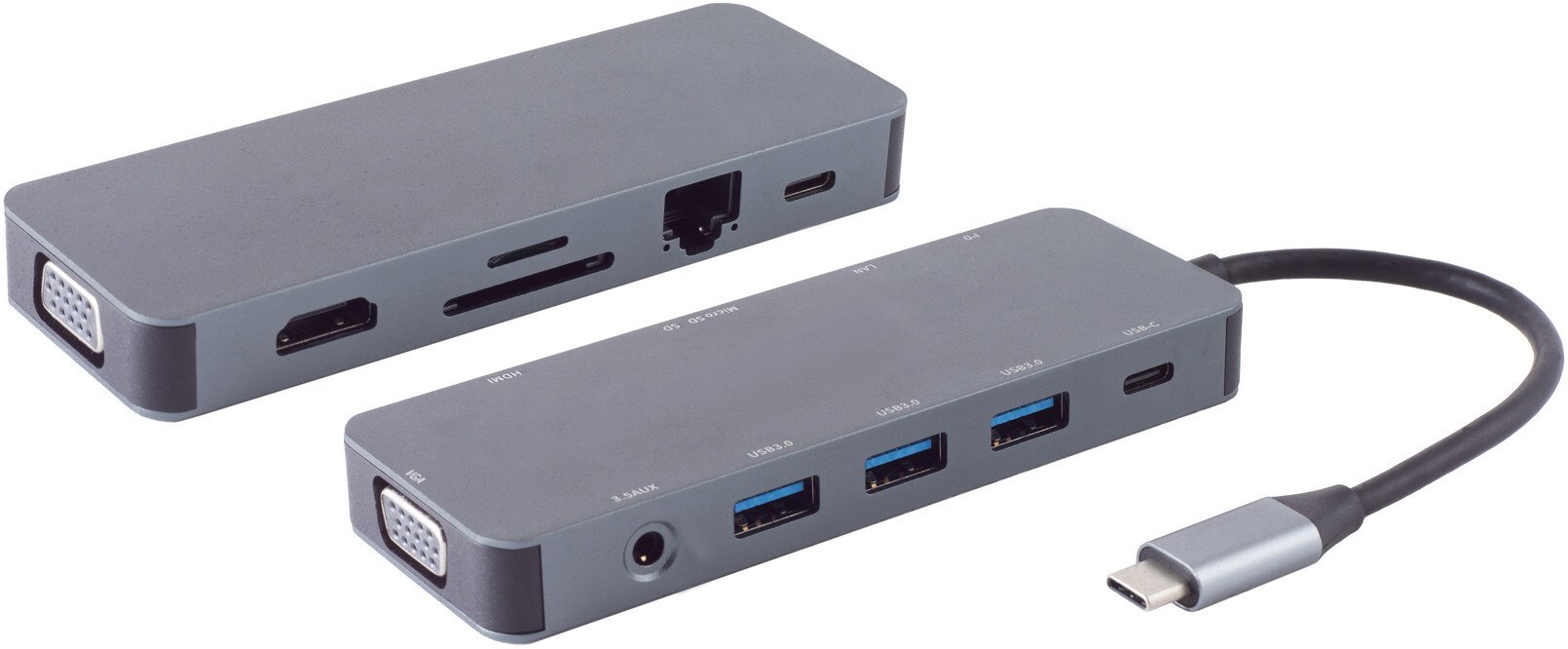 Stacja/replikator Shiverpeaks Stacja dokująca Multiport USB-C