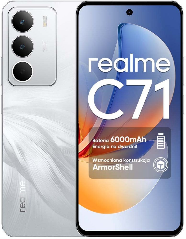 Smartfon Realme C71 4/256GB Biały (RLME_C71)