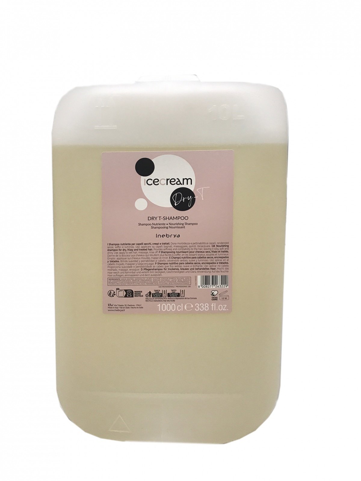 Inebrya , Ice Cream Dry-T, Hair Shampoo