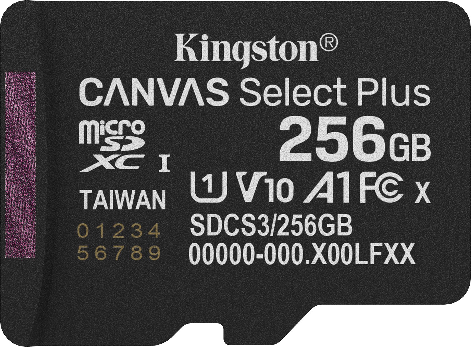 Kingston microSD memory card 256GB Canvas