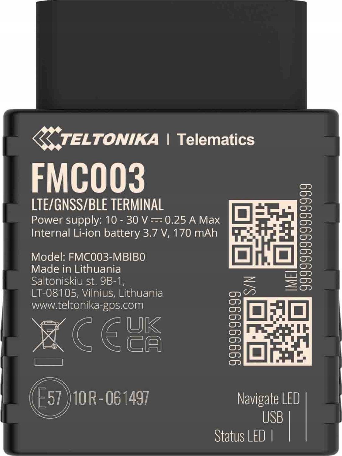 Napęd Teltonika 4G Bluetooth OBD GPS