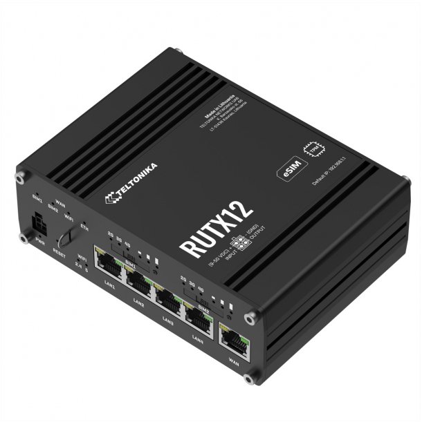 Router Teltonika RUTX12 (RUTX12230000) | RUTX12230000