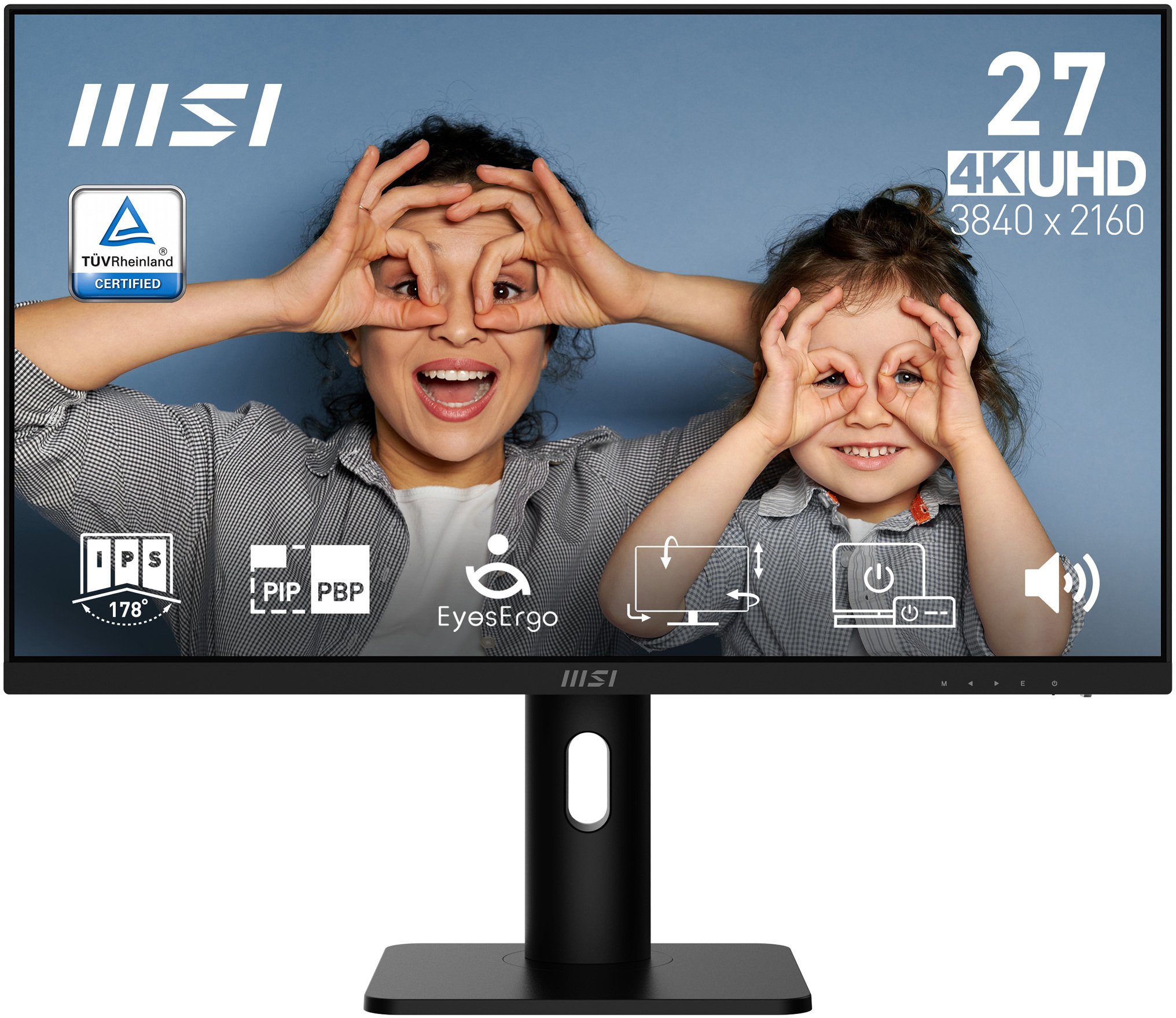 MSI PRO MP273UP E6 27"/UHD/IPS/60Hz/4ms