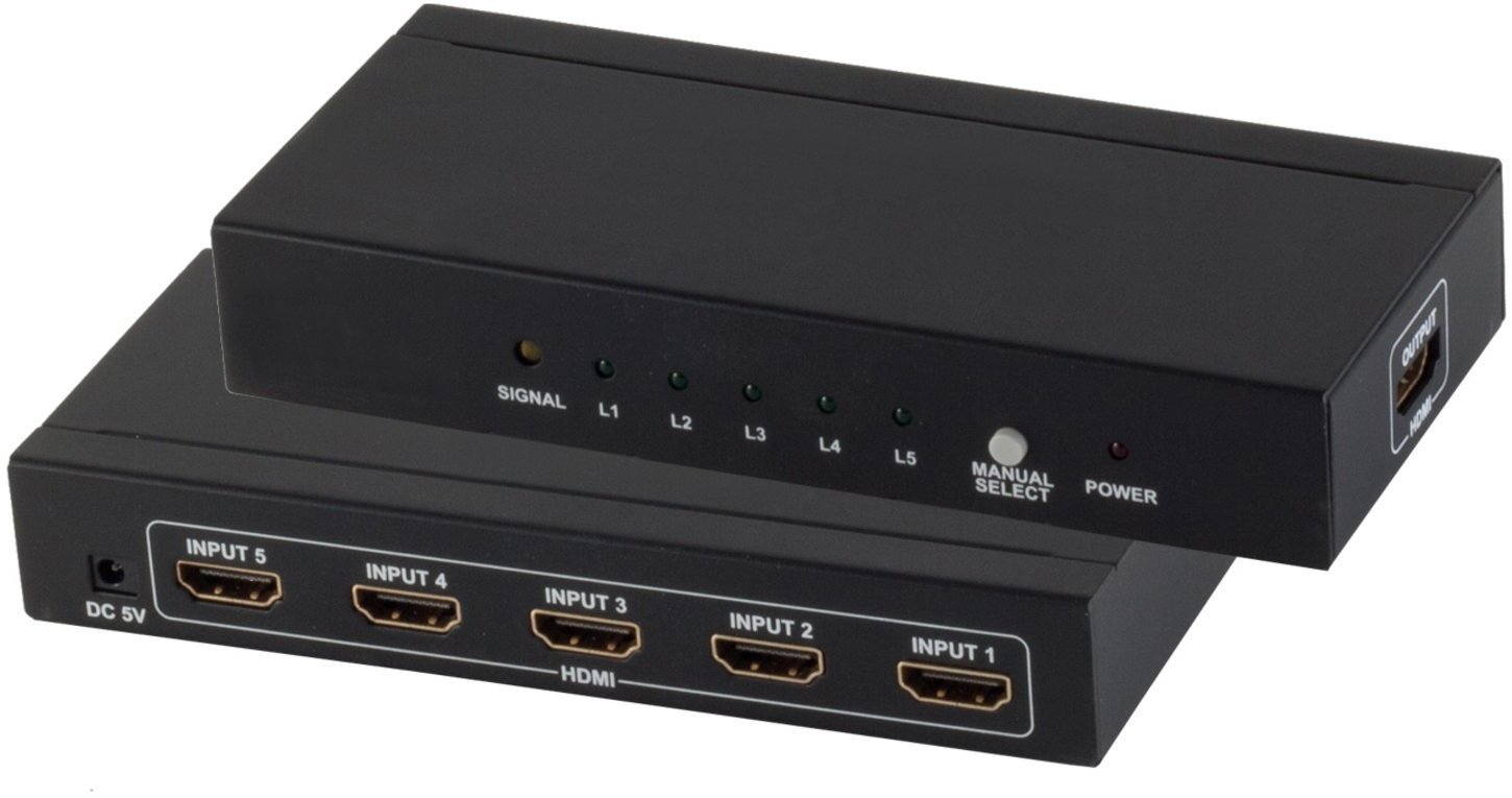 Shiverpeaks Professional HDMI Switch 5xIN 1xOUT
