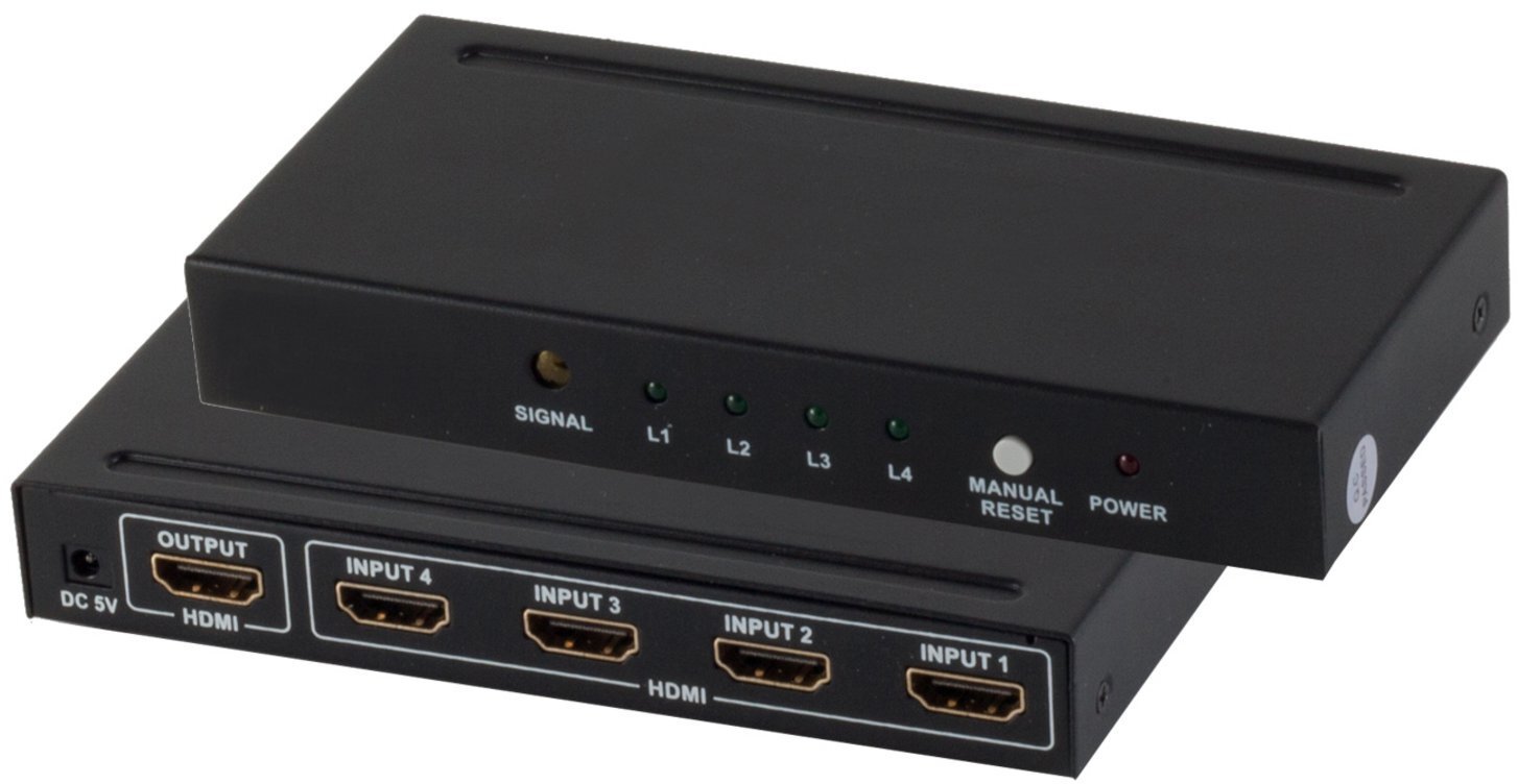 Shiverpeaks Professional HDMI Switch 4xIN 1xOUT